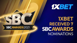 1xBet在2021年SBC奖中获得7项提名